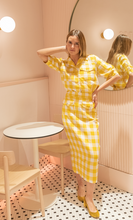 Load image into Gallery viewer, CAMISA LIMONE CUADROS AMARILLOS