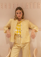 Load image into Gallery viewer, PANTALONES PANNA RAYAS AMARILLAS