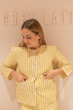 Cargar imagen en el visor de la galería, CHAQUETA PANNA RAYAS AMARILLAS