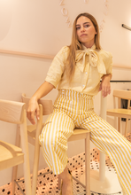 Load image into Gallery viewer, PANTALONES PANNA RAYAS AMARILLAS