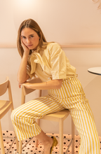 Load image into Gallery viewer, PANTALONES PANNA RAYAS AMARILLAS