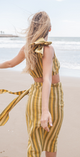 Cargar imagen en el visor de la galería, FALDA PAREO SAFI RAYAS AMARILLAS