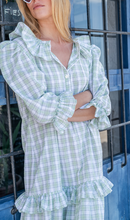 Load image into Gallery viewer, VESTIDO NADOR CUADRITOS VERDES