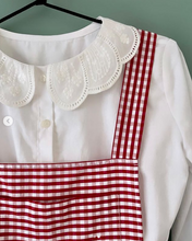Load image into Gallery viewer, OVERALL OTIS MICRO VICHY RED