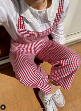 Load image into Gallery viewer, OVERALL OTIS MICRO VICHY RED