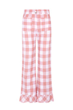 Cargar imagen en el visor de la galería, PANTALÓN FRAGOLA CUADROS ROSAS