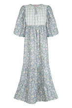 Load image into Gallery viewer, VESTIDO HABIBI FLORES AZULES