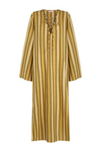 Cargar imagen en el visor de la galería, KAFTÁN BARAKAH RAYAS AMARILLAS