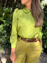 Load image into Gallery viewer, ORTEGA PISTACHIO GREEN CORDUROY TROUSERS

