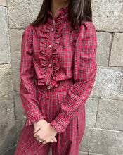 Cargar imagen en el visor de la galería, PANTALÓN INVERNESS TARTÁN ROJO
