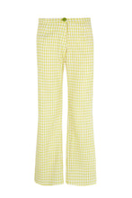 Load image into Gallery viewer, LEMON GINGHAM OR VICHY TROUSERS
