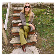 Load image into Gallery viewer, ORTEGA PISTACHIO GREEN CORDUROY TROUSERS
